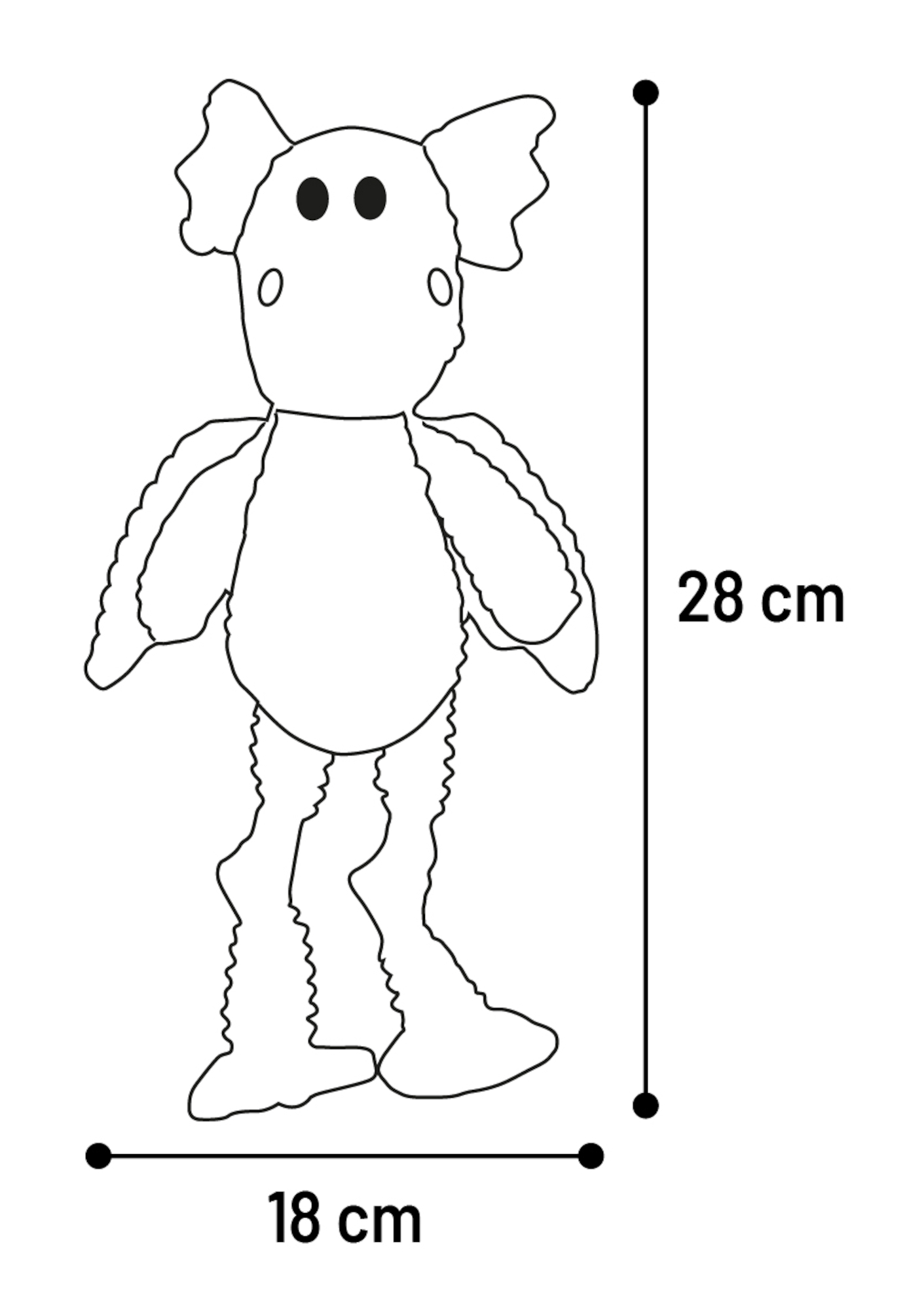 Flamingo Toy Vliza Dragon Multiple colours