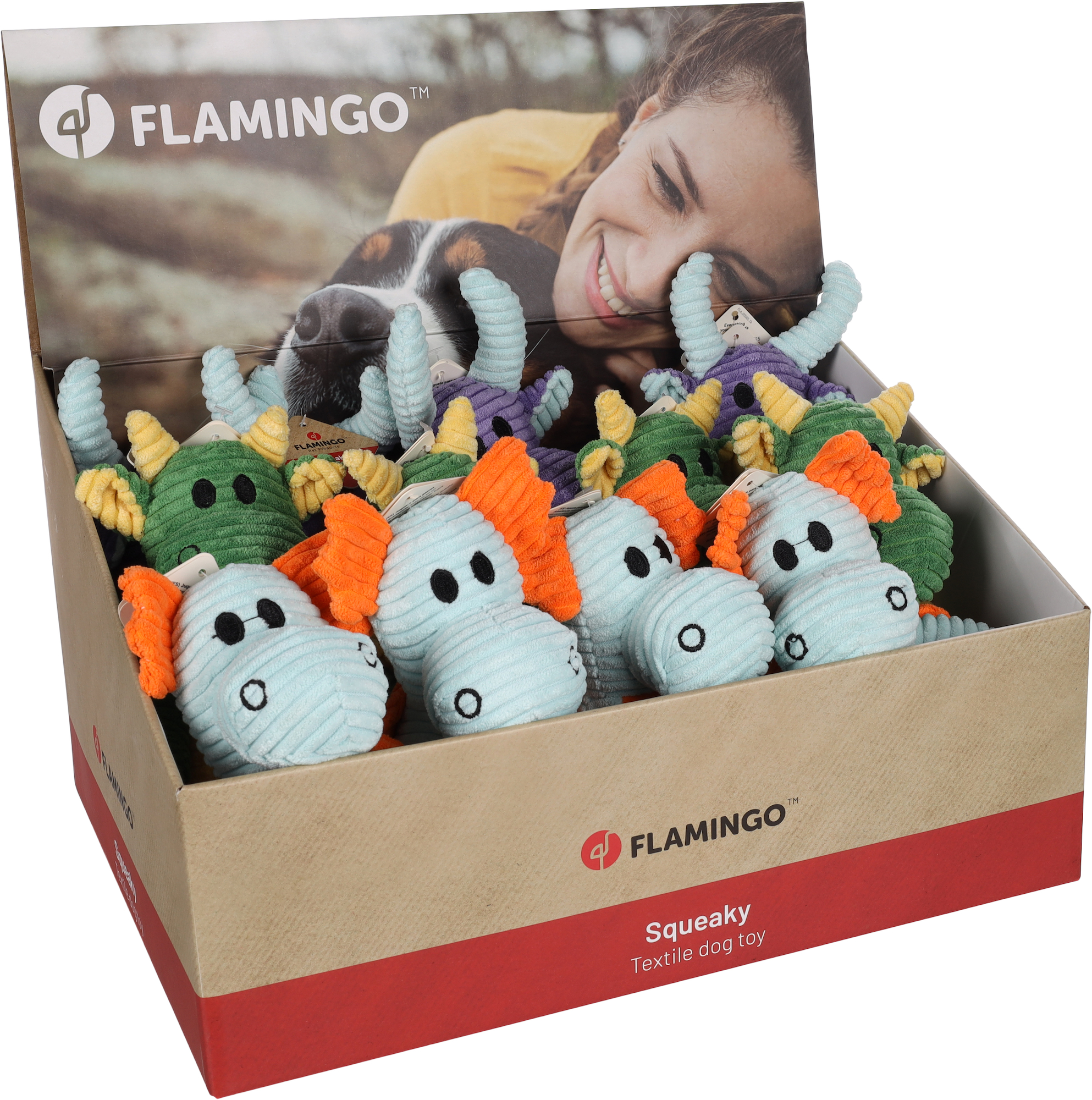 Flamingo Toy Vliza Dragon Multiple colours