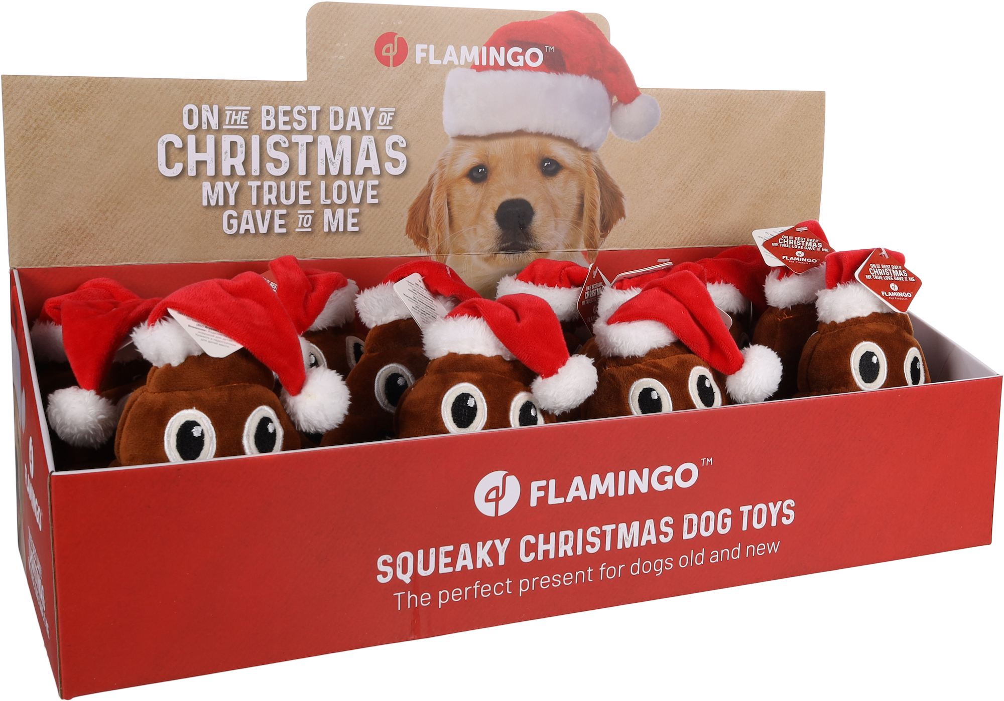 Flamingo Natale Giocattolo Droppa  Marrone 