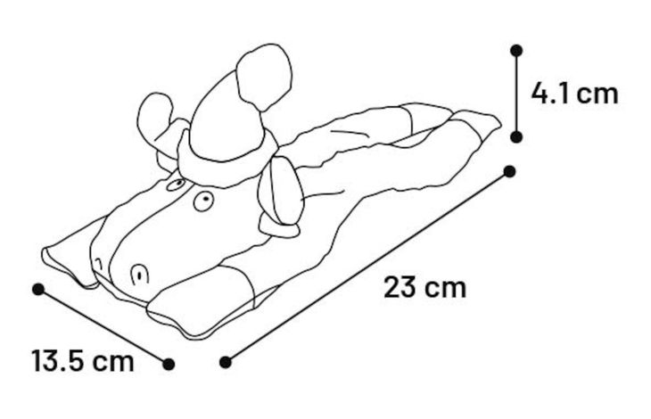 Flamingo Kerst Speelgoed Taci Rendier Bruin 
