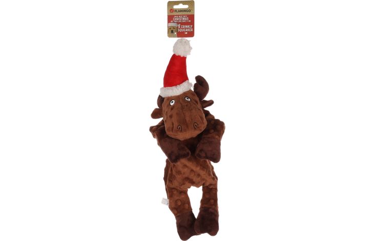 Flamingo Kerst Speelgoed Taci Rendier Bruin 