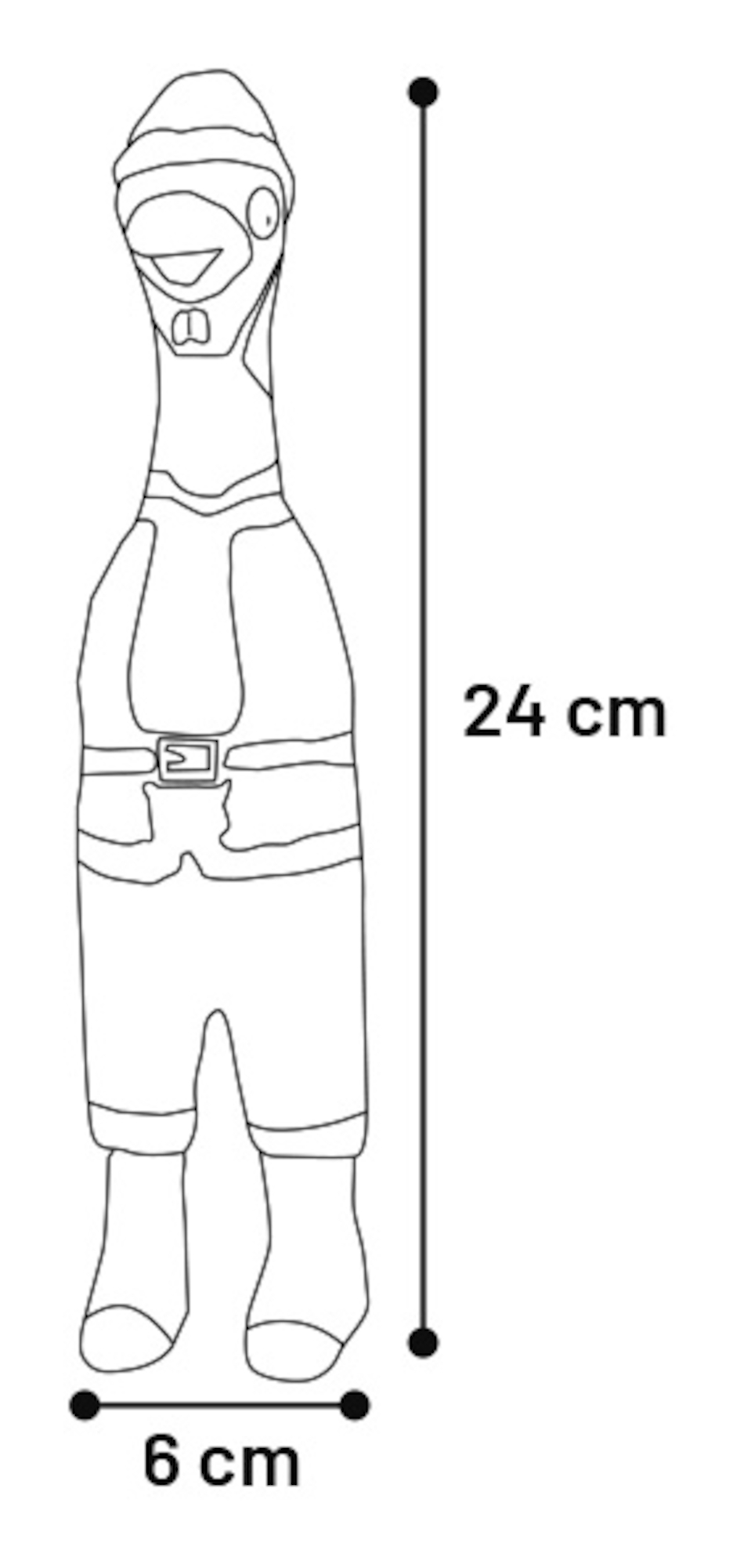 Flamingo Natale Giocattolo Tico Multi 