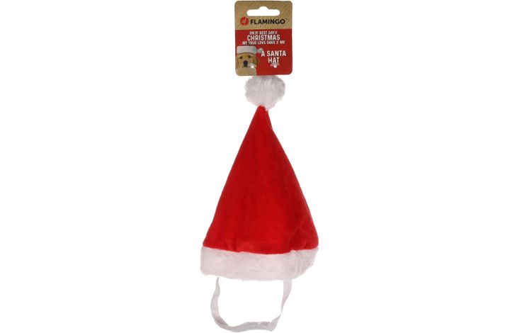 Flamingo Kerst Muts Ponne Rood