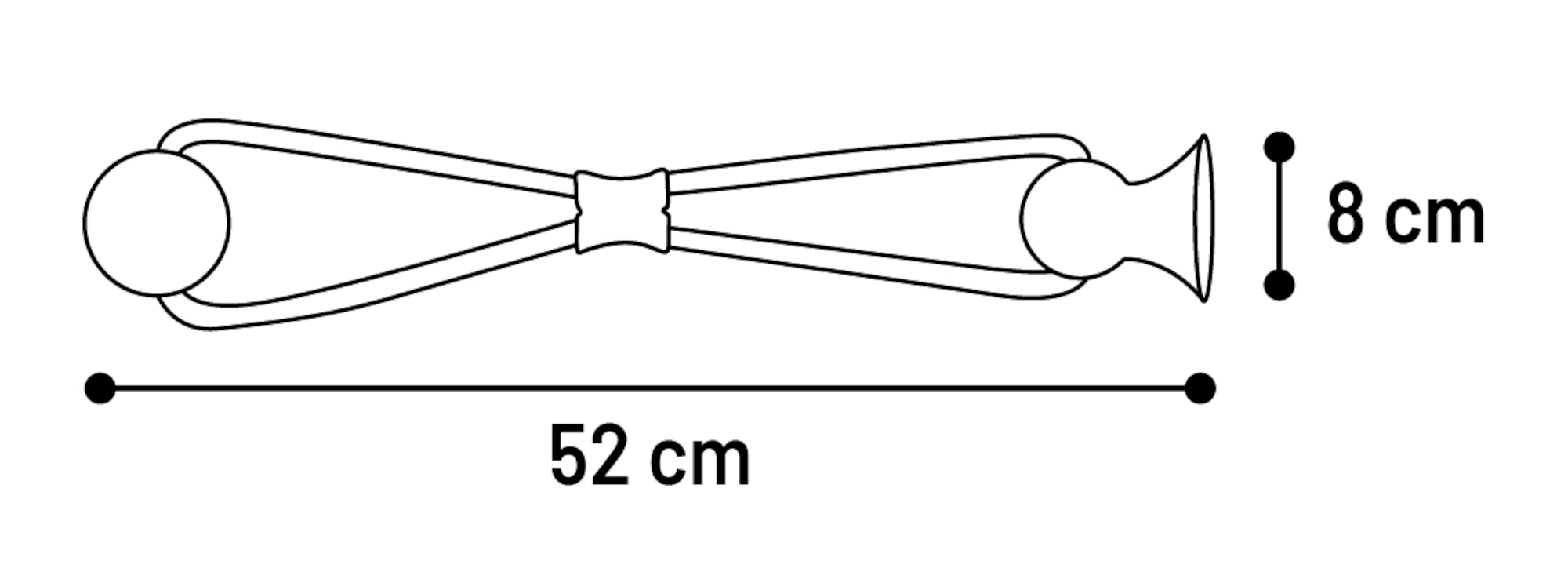 Flamingo Toy Fixa Ball and suction cup with rope Mint green