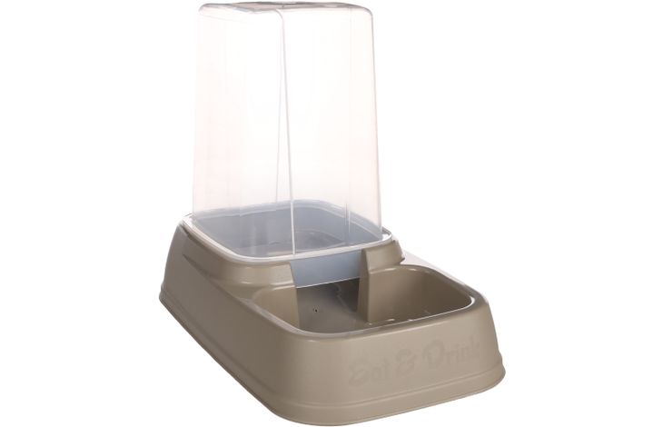 Flamingo Voerautomaat & Waterautomaat Vedi Taupe