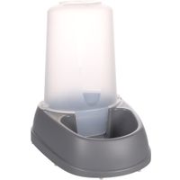 Flamingo Distributeur automatique d'eau et de nourriture Raja Gris