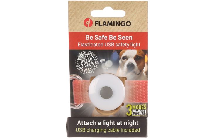 Flamingo  Safety light  Logan Light brown