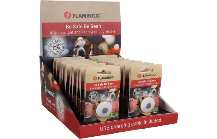 Flamingo  Safety light  Logan Light brown