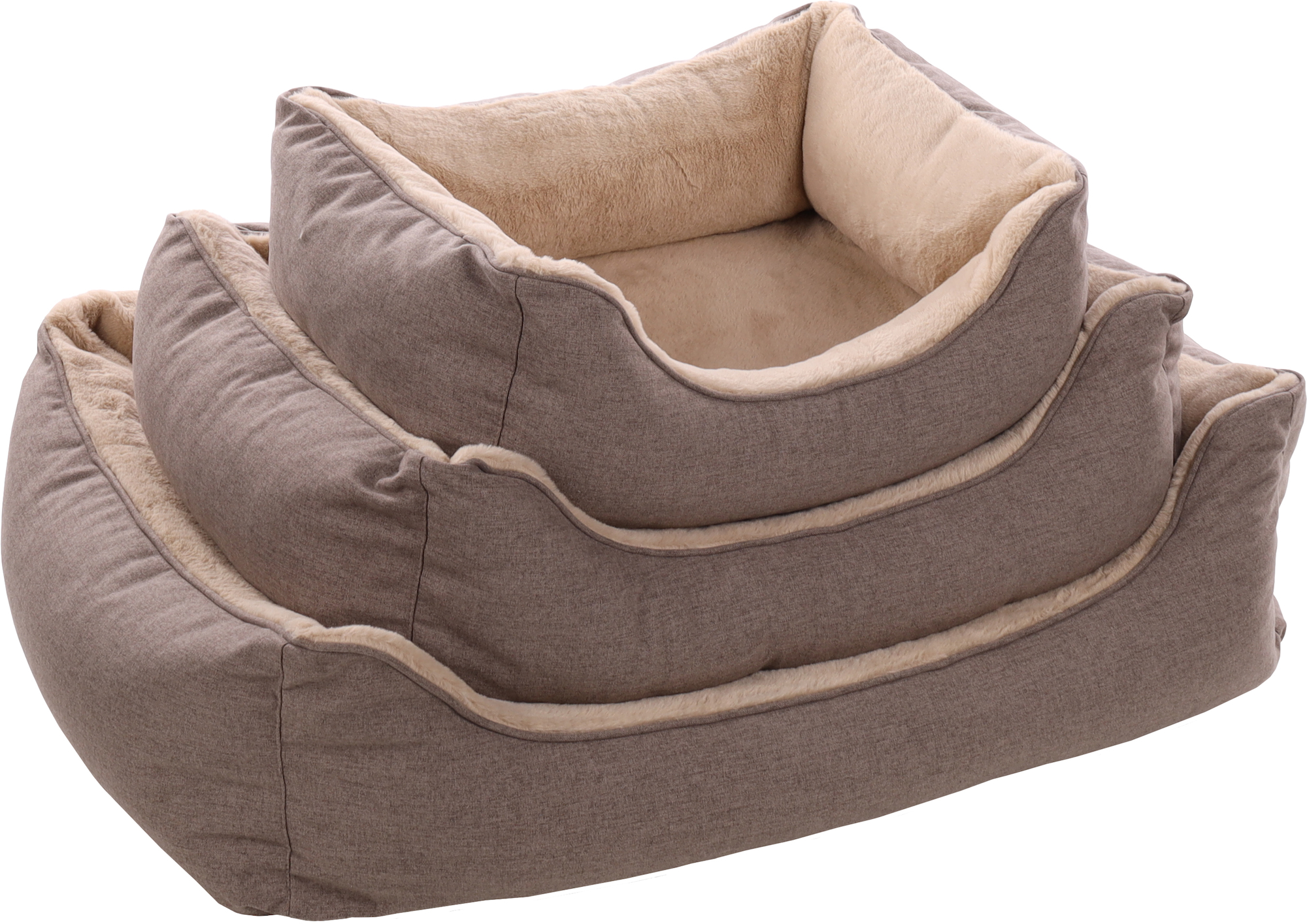 Flamingo Basket Esmo Rectangle Beige