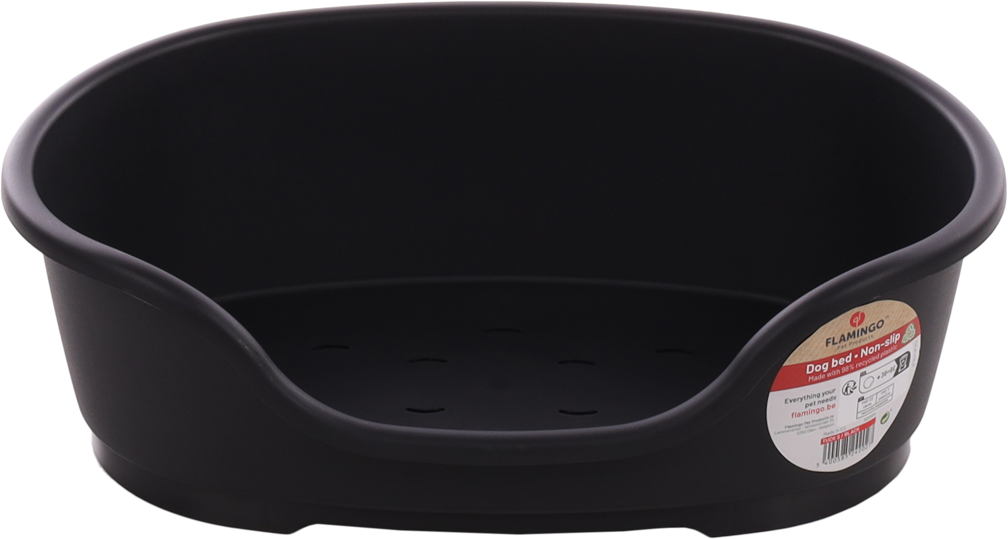 Flamingo Basket Tuck Oval Black S