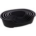 Basket Tuck Oval Black