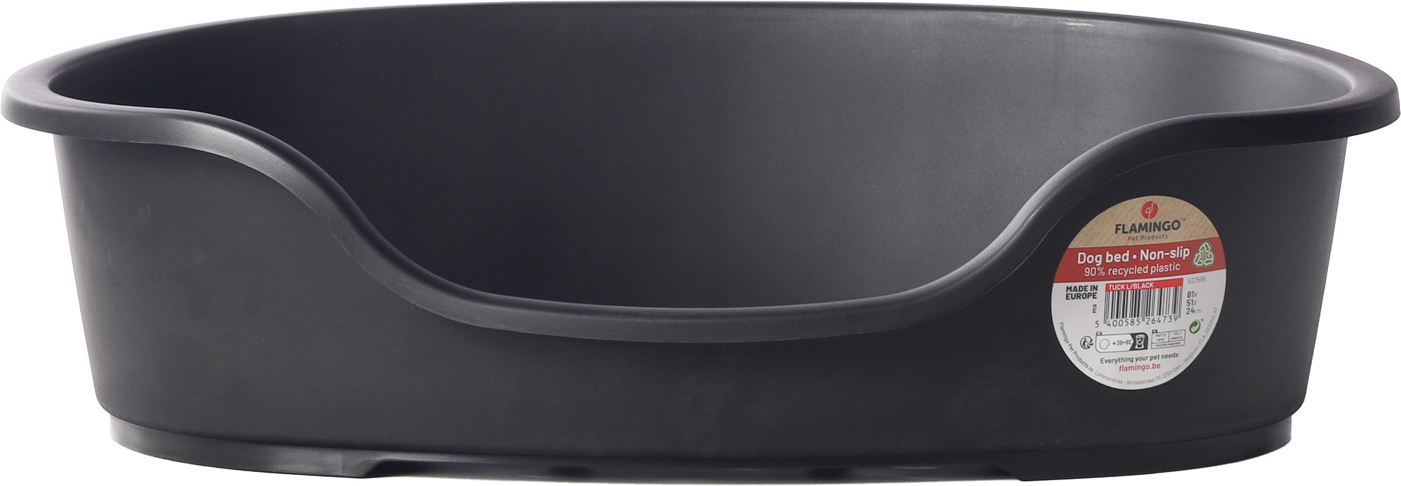 Flamingo Basket Tuck Oval Black L