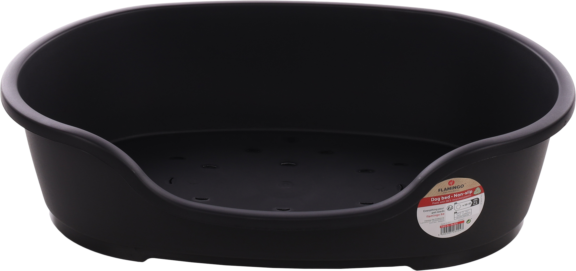 Flamingo Basket Tuck Oval Black XL