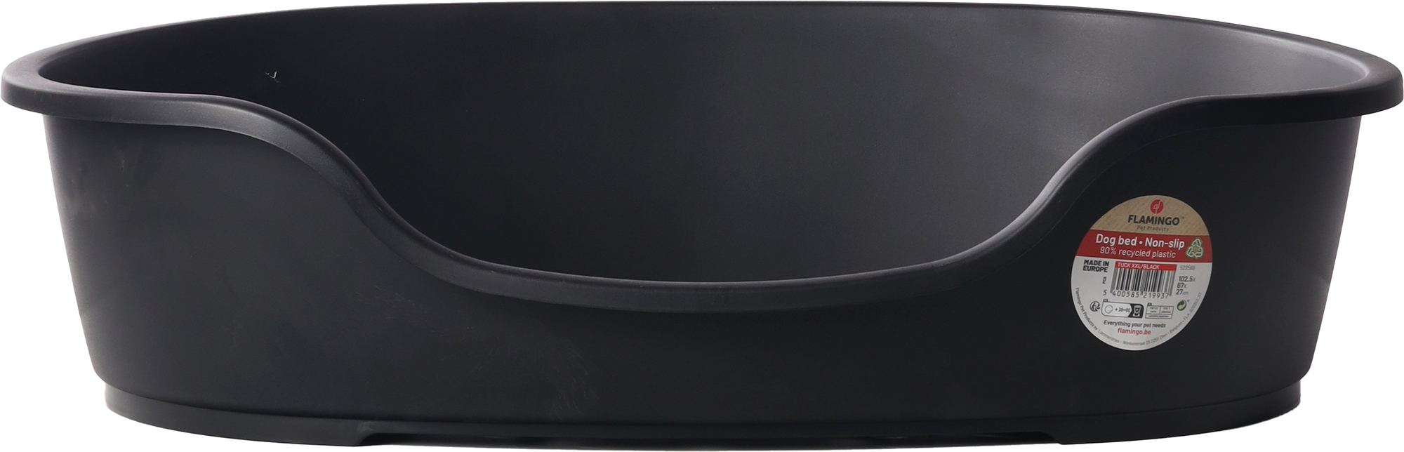 Flamingo Basket Tuck Oval Black XXL