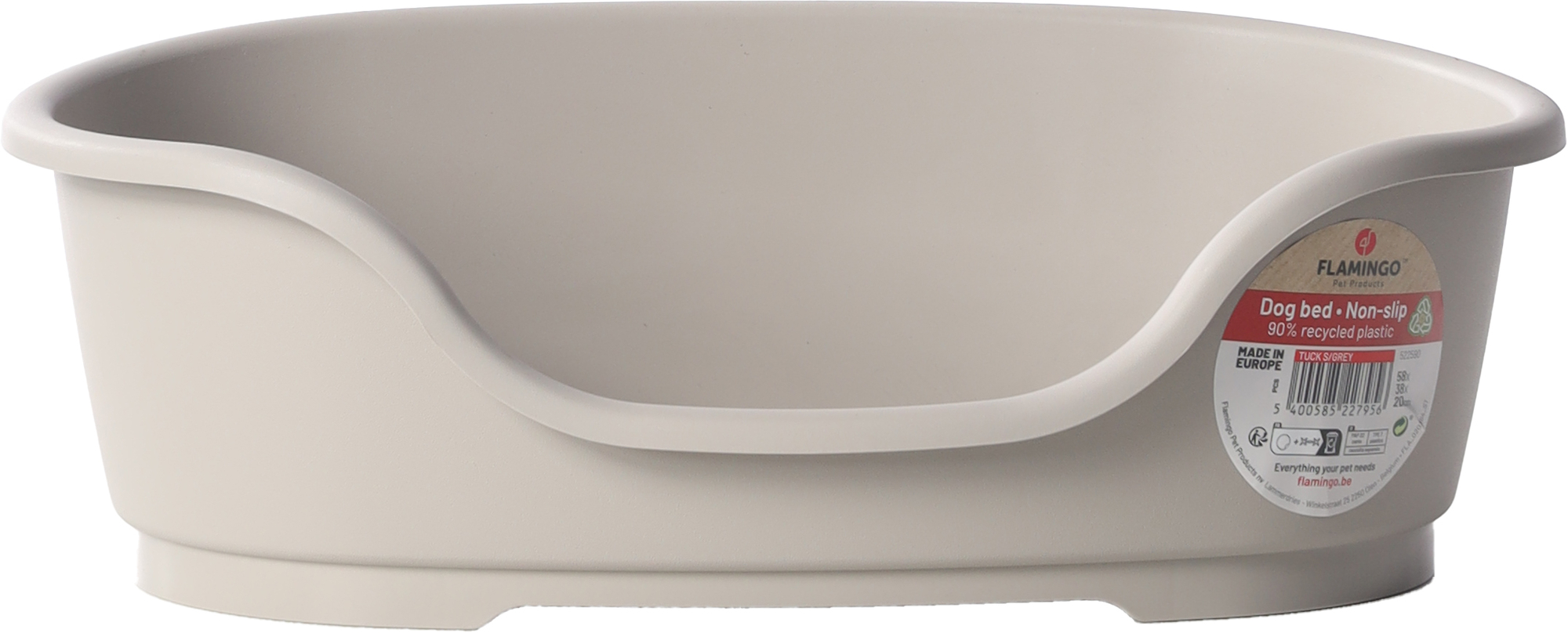 Flamingo Basket Tuck Oval Grey S