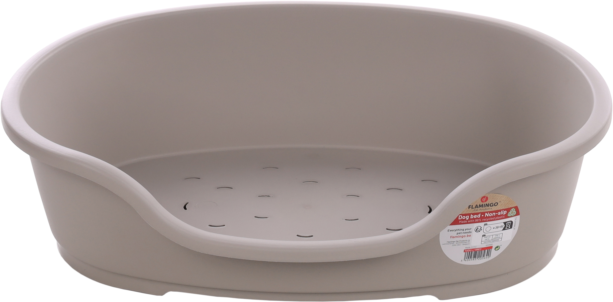 Flamingo Cesto Tuck Ovale Grigio L