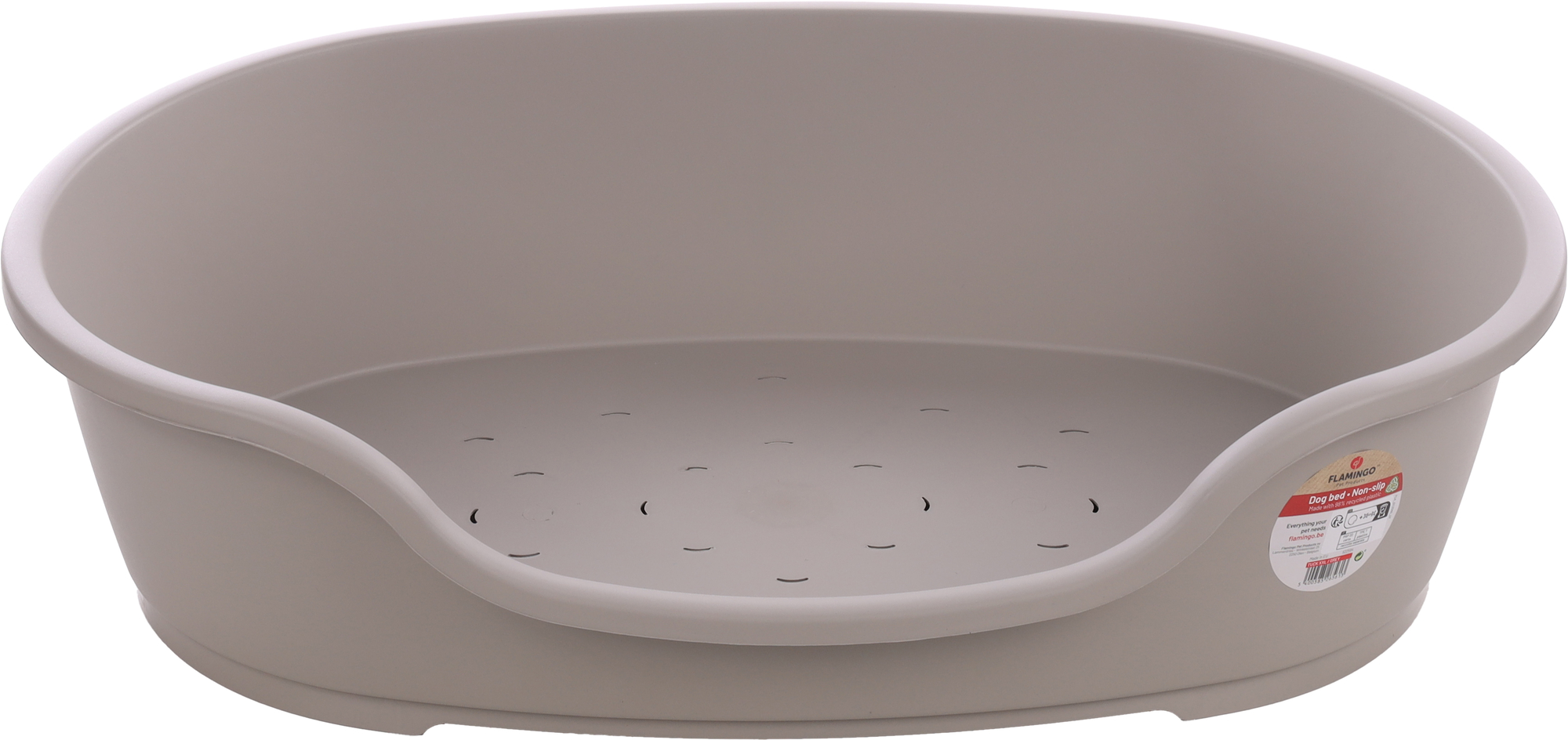 Flamingo Basket Tuck Oval Grey XXL