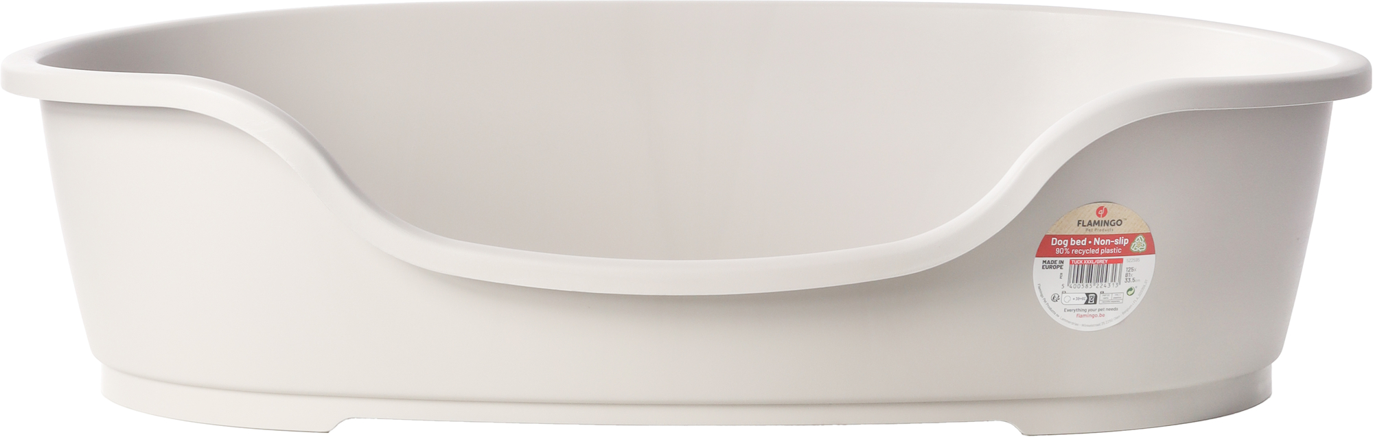 Flamingo Panier Tuck Ovale Gris XXXL