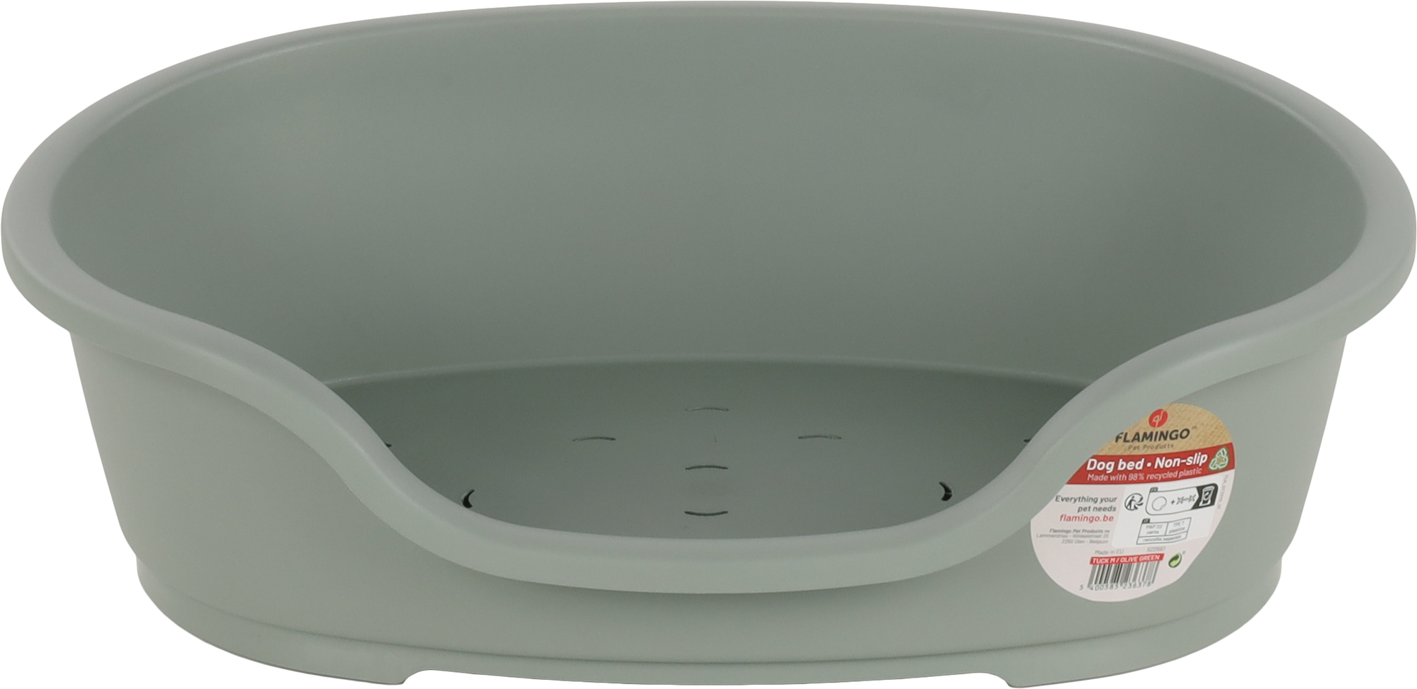 Flamingo Cesto Tuck Ovale Verde M