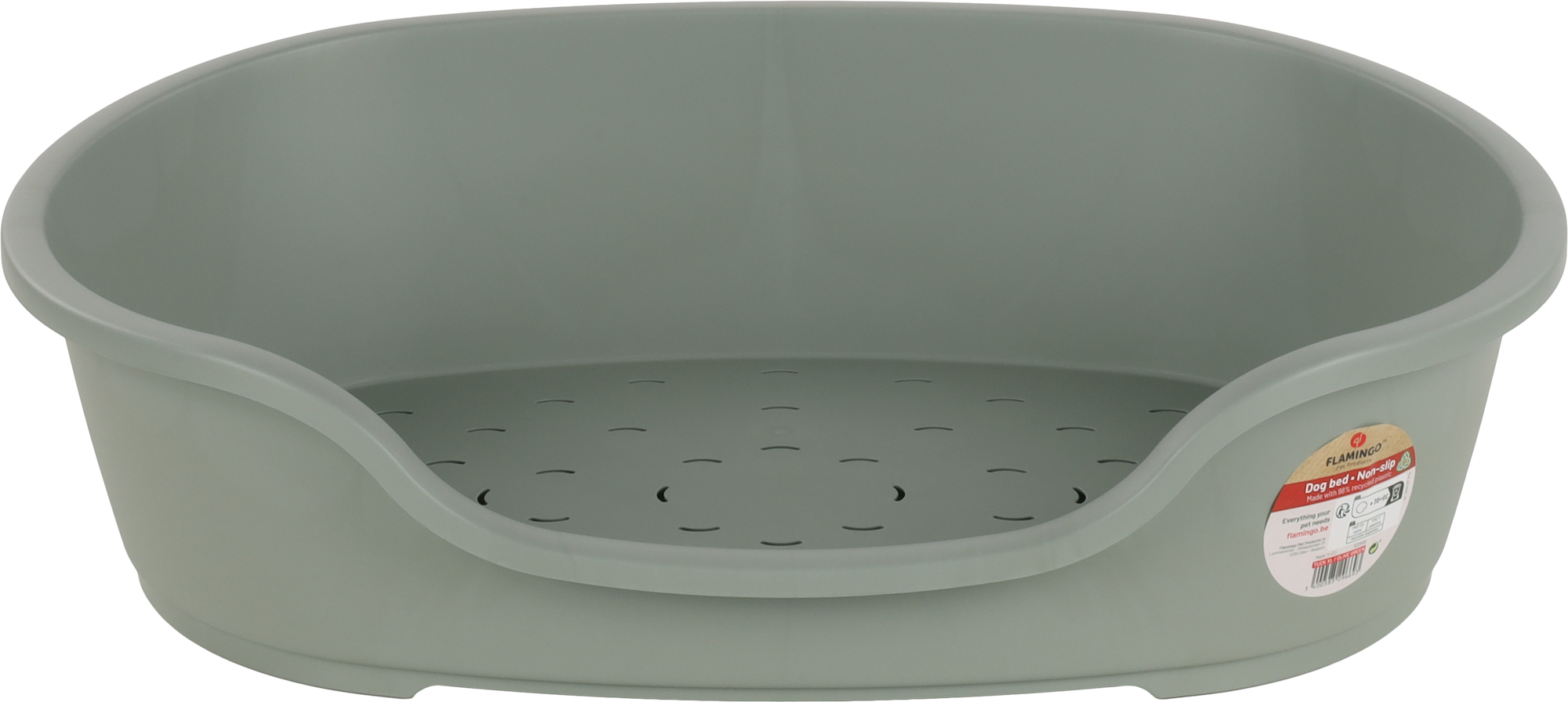 Flamingo Basket Tuck Oval Green XL