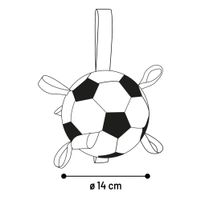 Flamingo Speelgoed Towa Voetbal Wit & Zwart