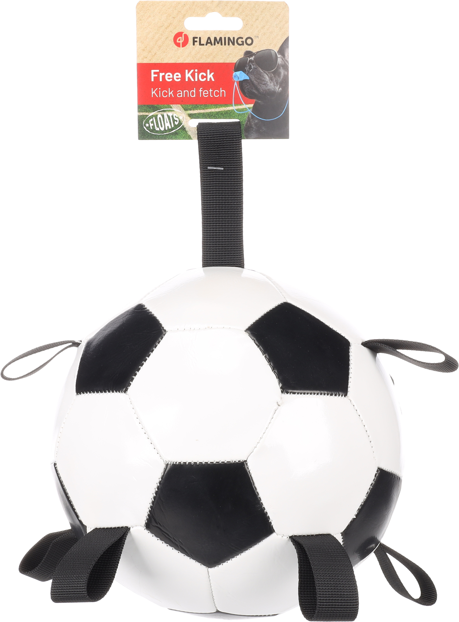 Flamingo Toy Towa Football White & Black