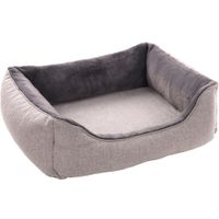 Flamingo Basket Esmo Rectangle Grey