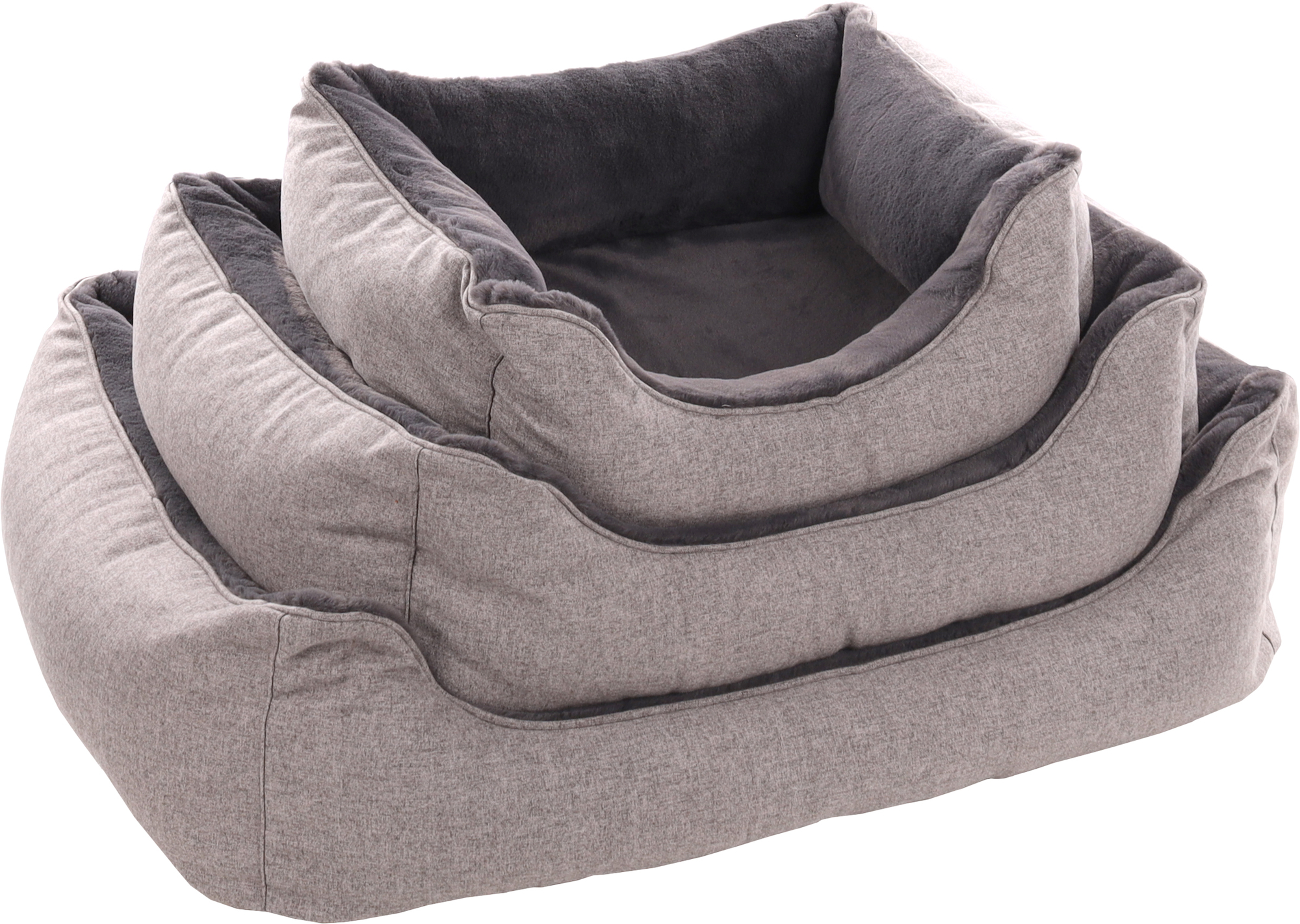 Flamingo Panier Esmo Rectangle Gris