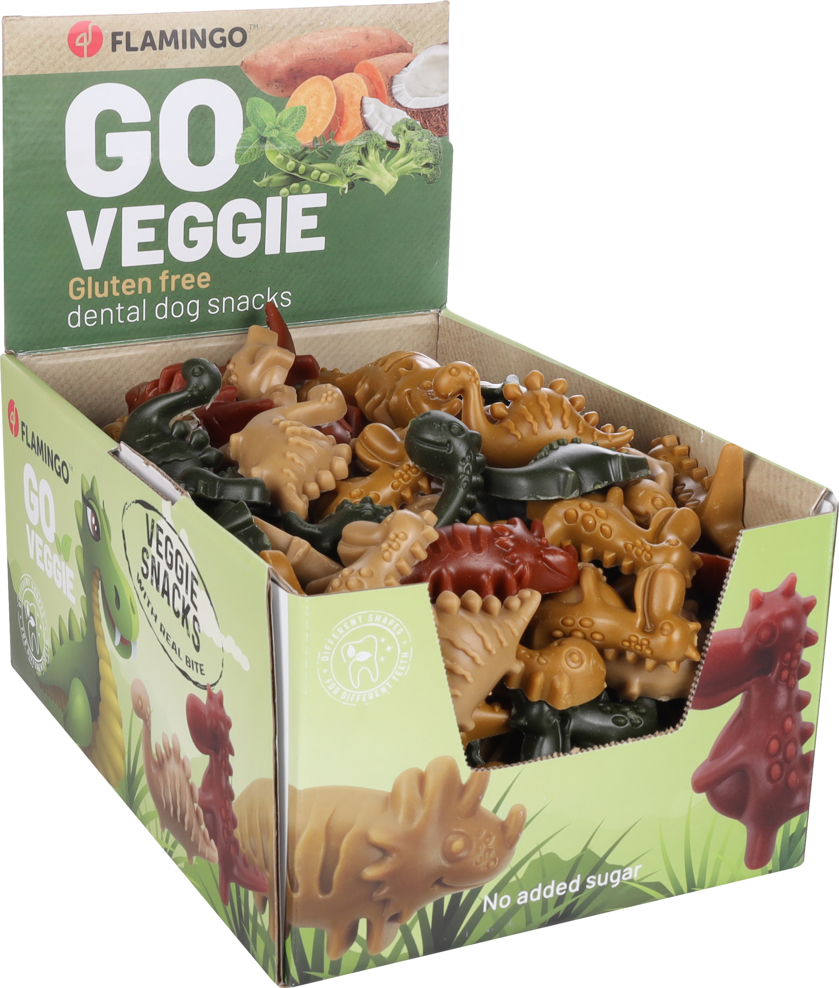 Flamingo Snacks Veggie Dino Mix