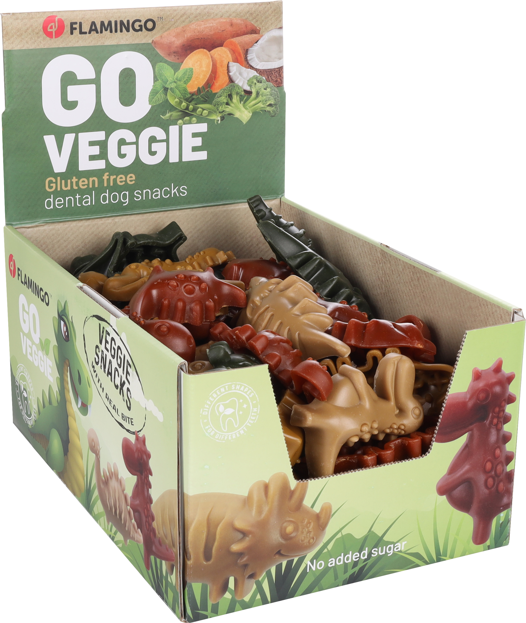 Flamingo Snacks Veggie Dino Mix