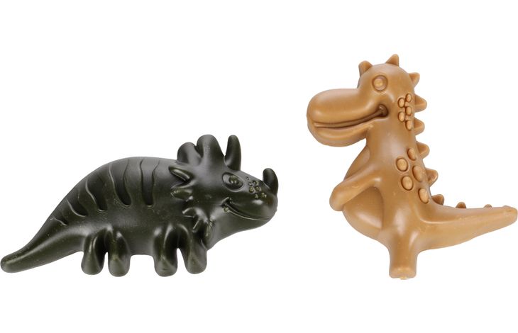 Flamingo Snacks Veggie Dino Brown & Green