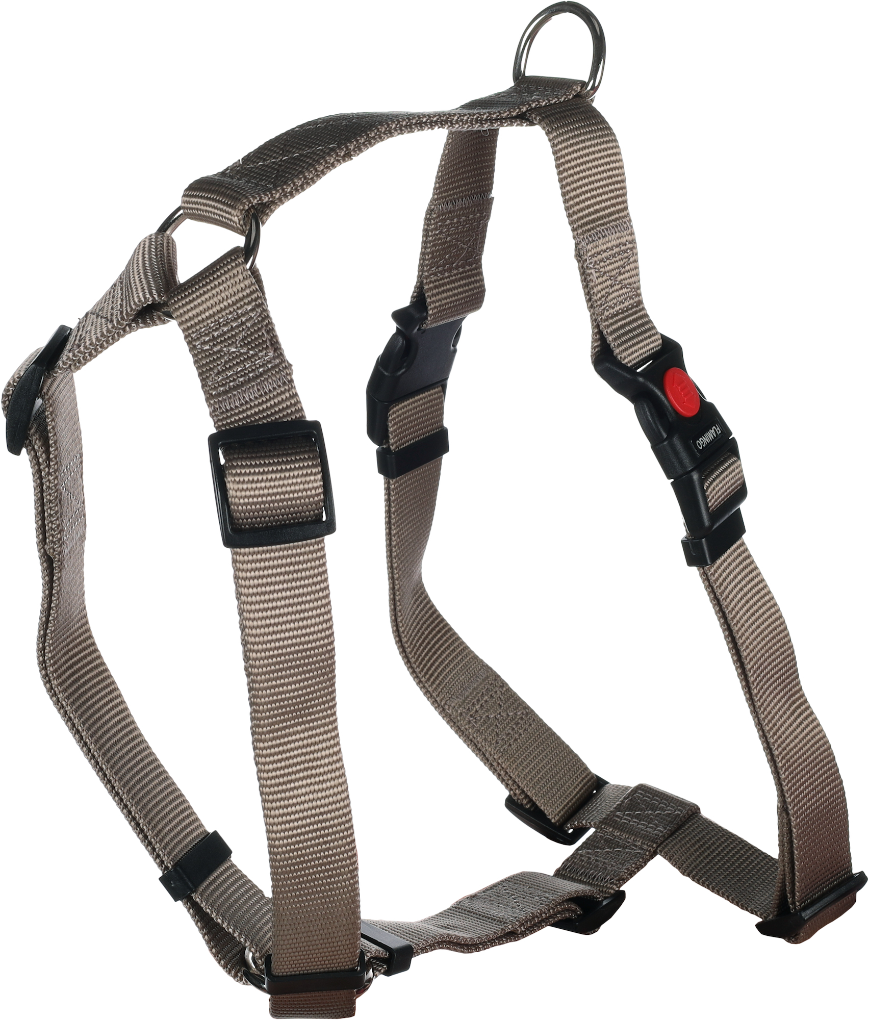 Flamingo Harness H-shape Ziggi Greige