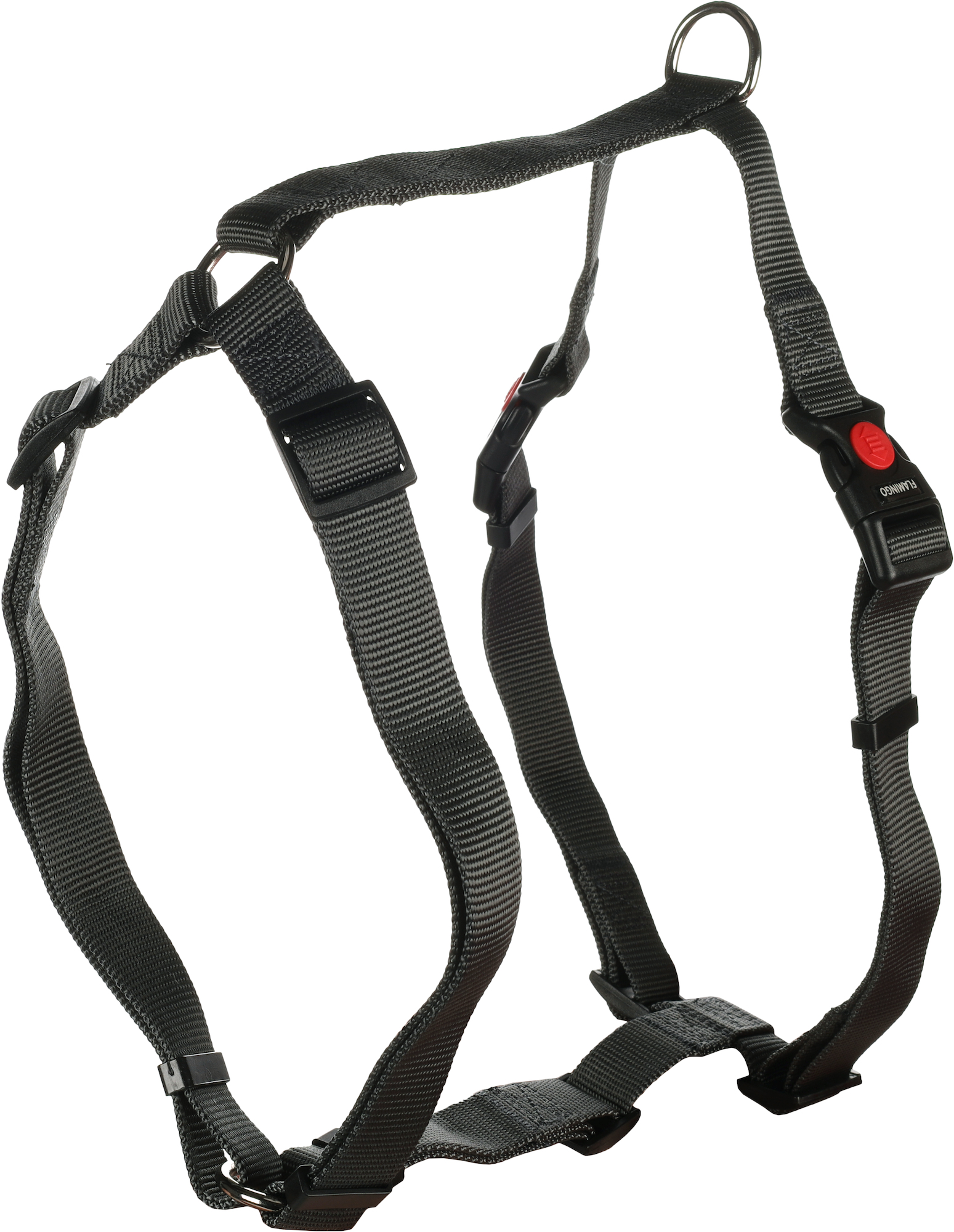 Flamingo Pettorina H-forma Ziggi Grigio scuro