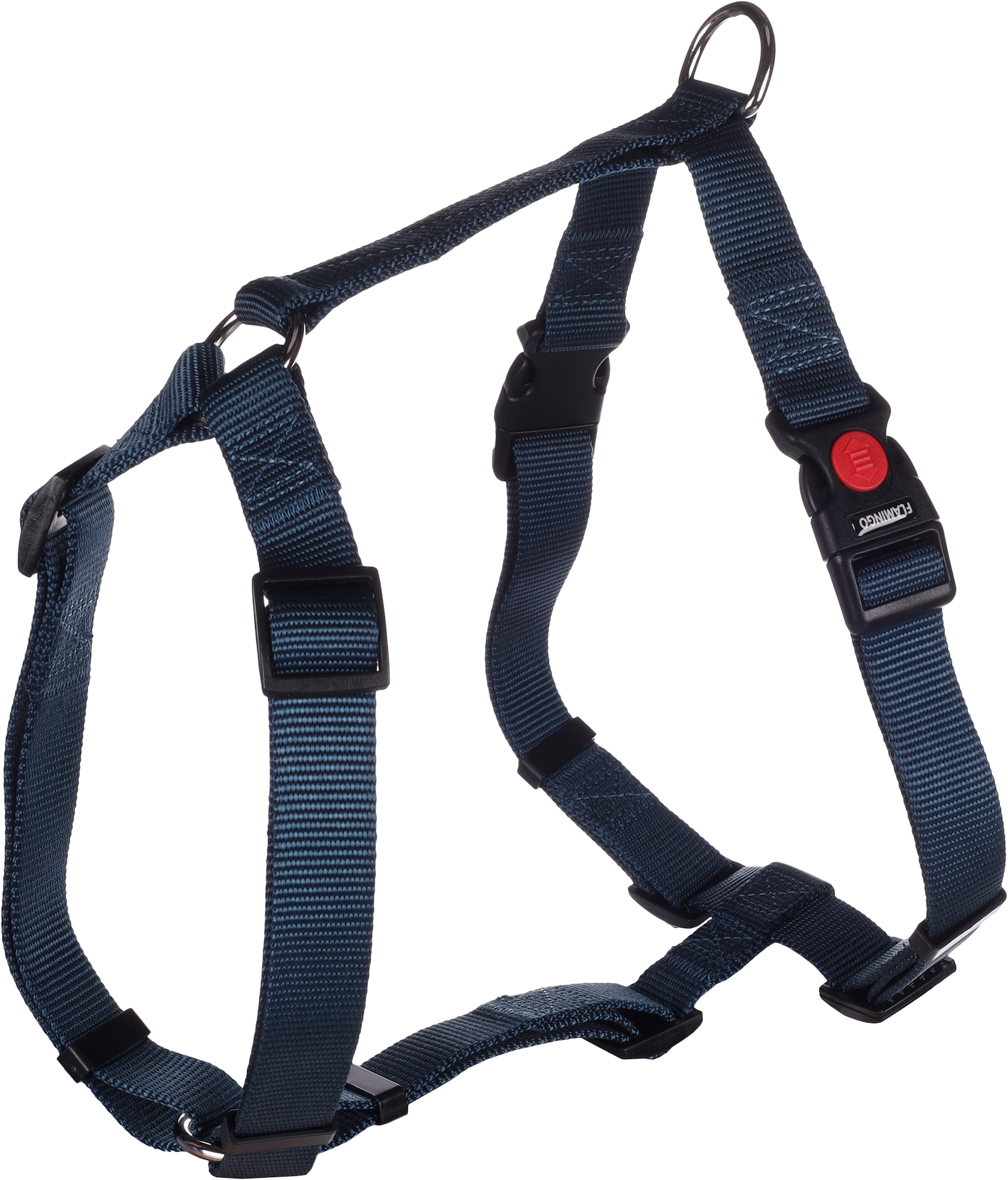 Flamingo Harness H-shape Ziggi Dark blue