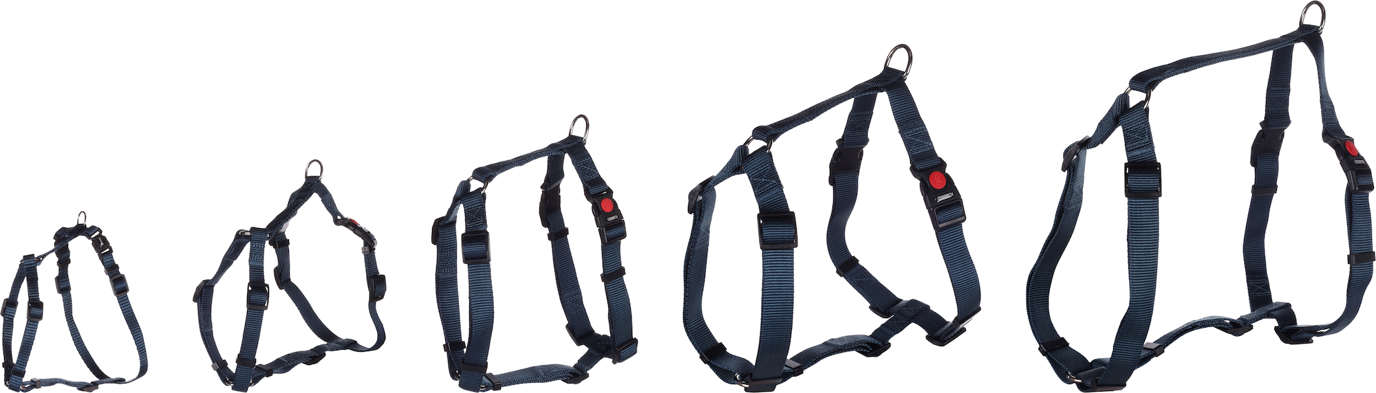 Flamingo Pettorina H-forma Ziggi Azzurro scuro