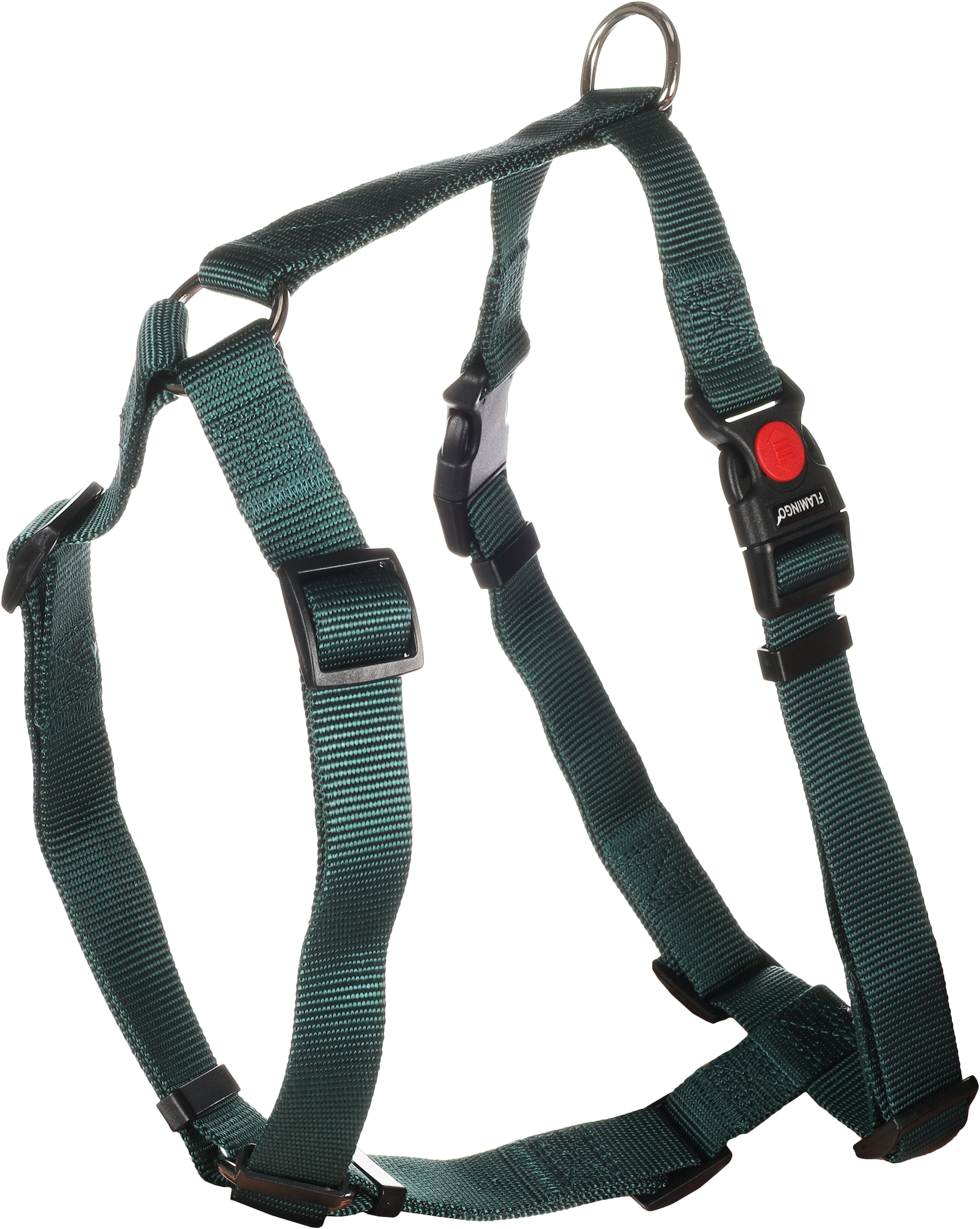 Flamingo Pettorina H-forma Ziggi Verde scuro