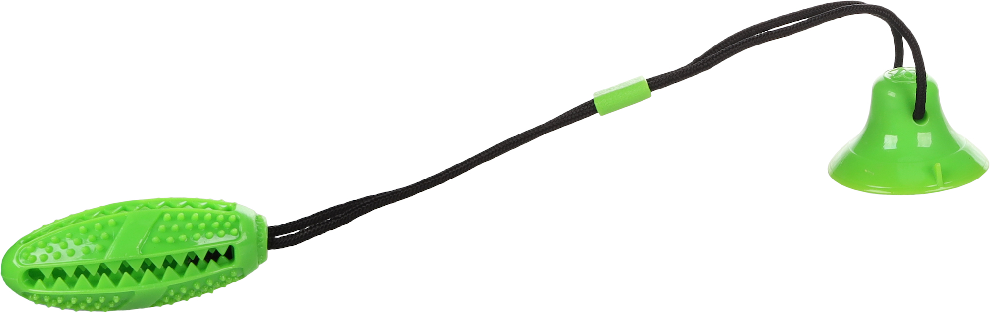 Flamingo Toy Klevo Stick and suction cup with rope Green