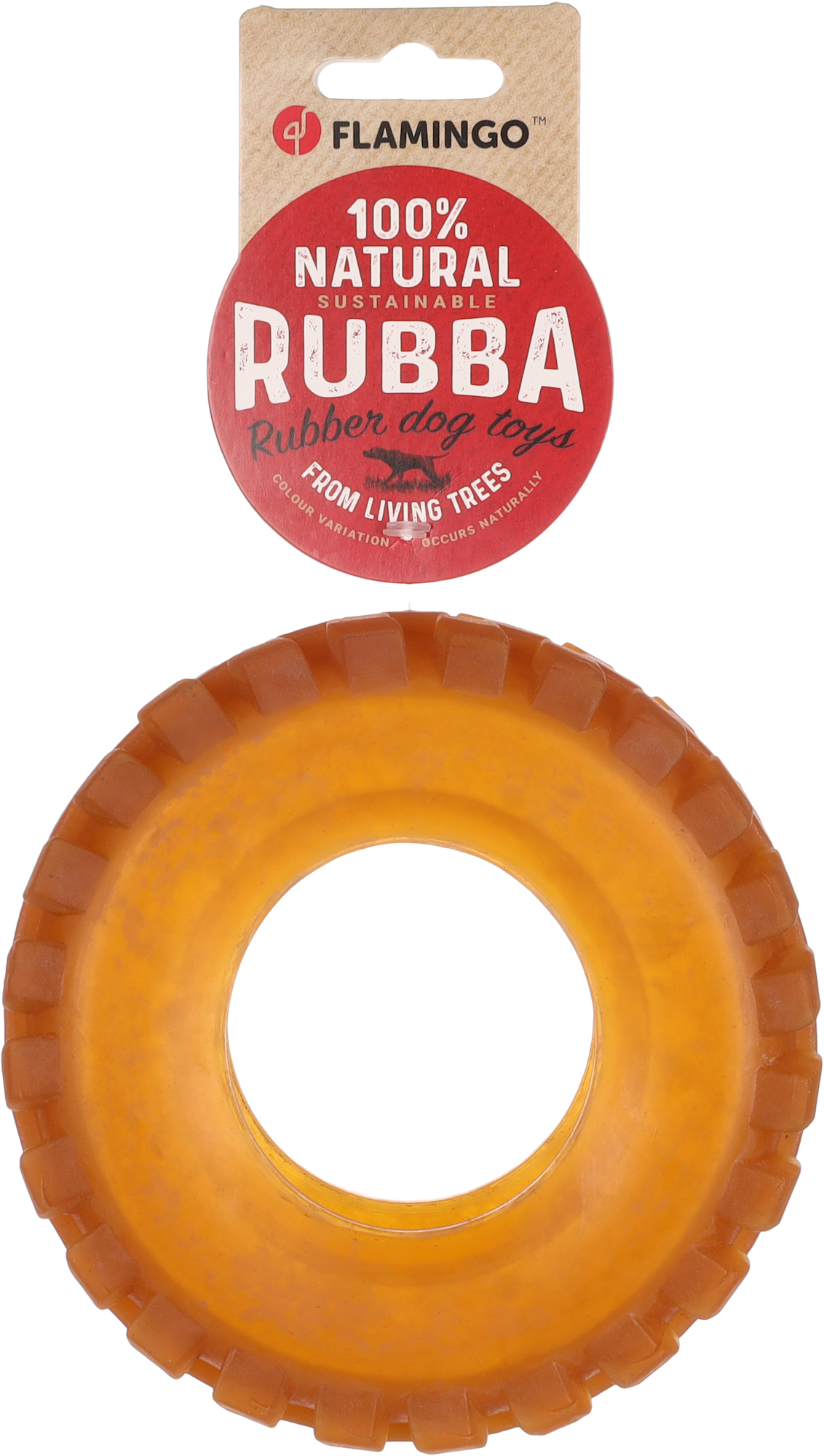 Flamingo Jouet Rubba Pneu Brun