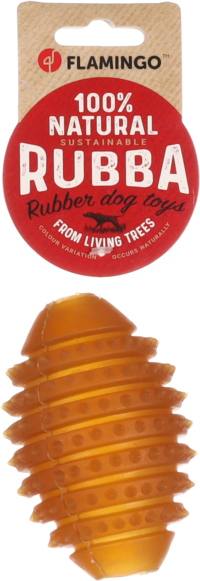 Flamingo Toy Rubba Rugby Brown