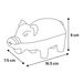 Toy Rubba Pig Brown