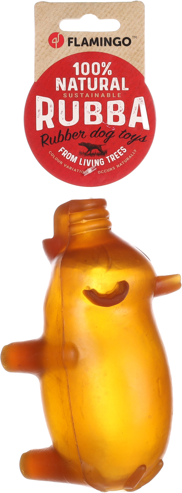 Flamingo Juguete Rubba Cerdo Marrón
