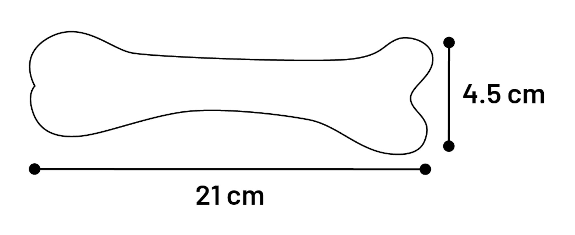 Flamingo Toy Rubba Bone Brown