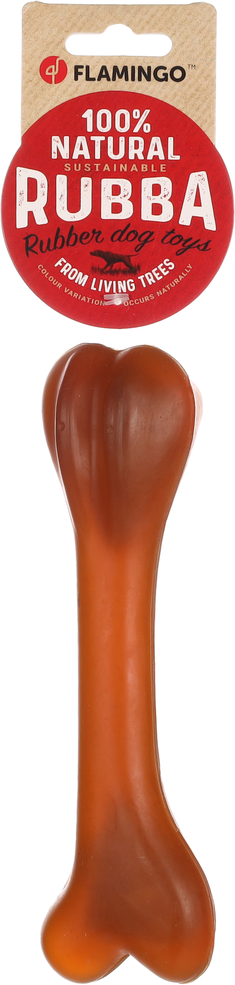 Flamingo Toy Rubba Bone Brown