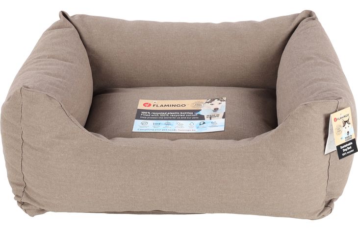 Flamingo Bed Valeco Rectangle Taupe