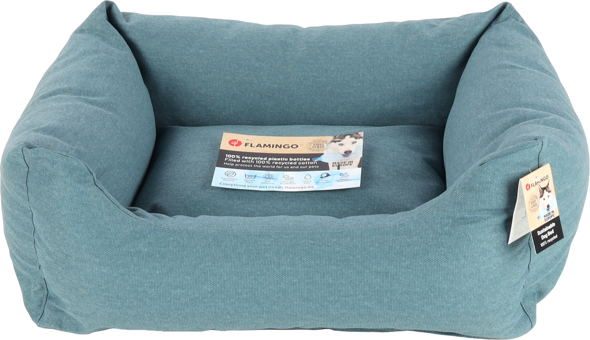 Flamingo Basket Valeco Rectangle Blue