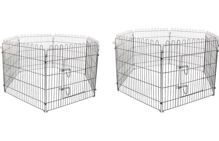 Flamingo Ren voor puppy's Jax Zwart