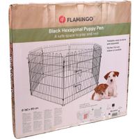 Flamingo Ren voor puppy's Jax Zwart