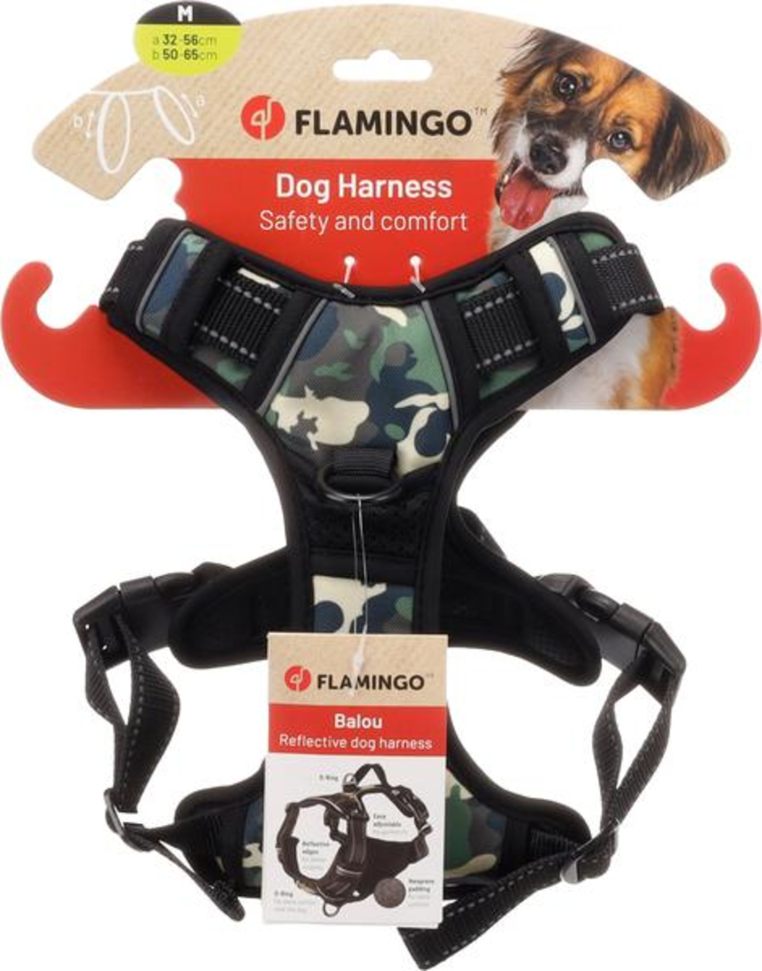 Flamingo Harness Balou Jungle camouflage