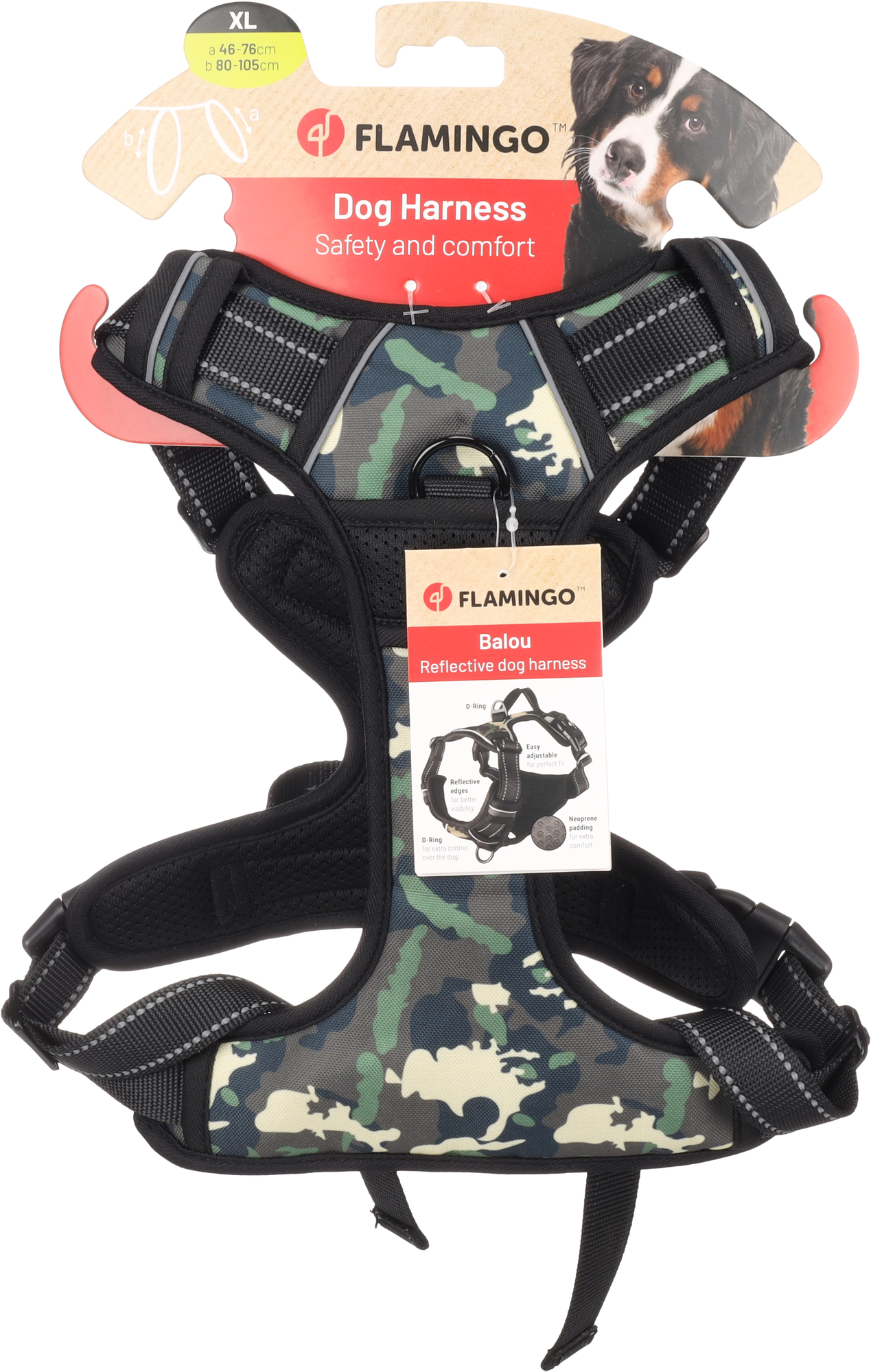 Flamingo Harnas Balou Jungle camouflage