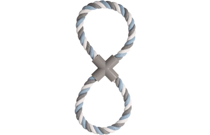 Flamingo Speelgoed Jim Trektouw & 8-vorm Blauw